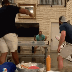 Ping Pong Doubles Team GIF