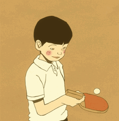 Ping Pong Hitting Practice GIF