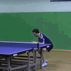 Ping Pong Serve Epic Fail GIF