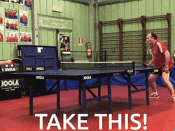 Ping Pong Take This Quote GIF