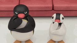 Pingu And Pinga Thinking GIF