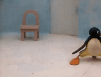 Pingu Funny Dance GIF