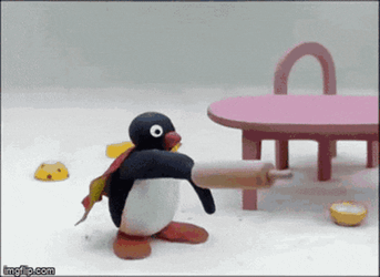 Pingu Throw GIF