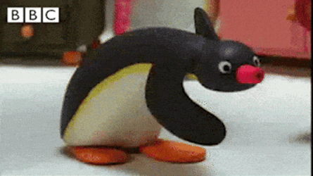 Pingu Work Out GIF