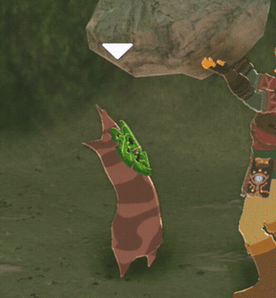 Pink Among Us Character Next To Girl In Yellow Dress GIF