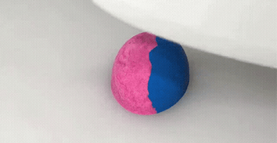 Pink And Blue Ball GIF