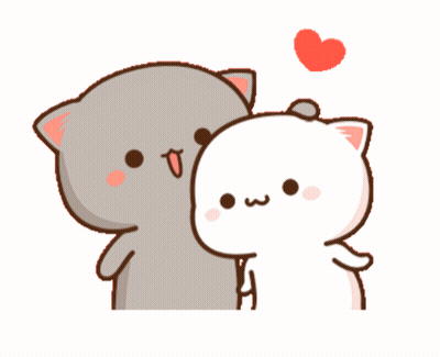 Pink And Blue Penguin Holding Red Roses GIF