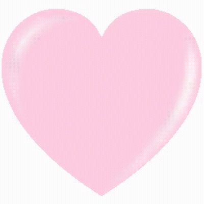 Pink And Green Heart With Rainbow Border GIF