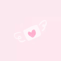 Pink Angel Coffee Heart