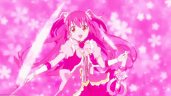 Pink Anime Heart GIF
