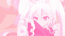 Pink Anime Rabbit Girl GIF