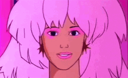 Pink Anime Threatens GIF