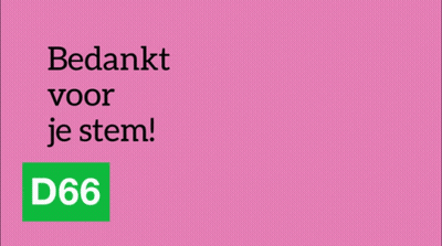 Pink Background Hand Thumbs Up Bedankt Voor Je Stem GIF