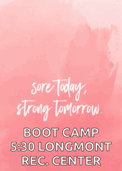 Pink Background Sore Today Strong Tomorrow GIF