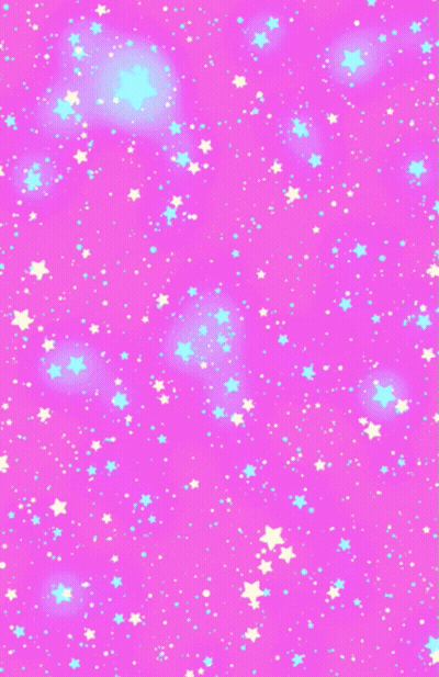 Pink Background With Blue And White Stars GIF