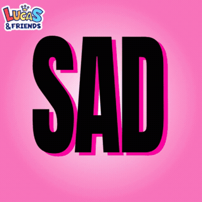 Pink Background With Sad GIF