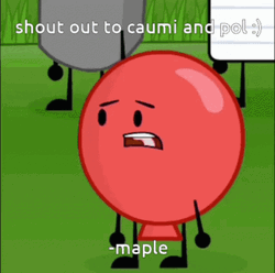 Pink Balloon Shout Out GIF