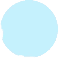 Pink Blue Circle With Character Sticker