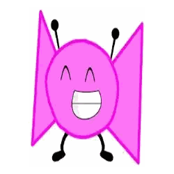Pink Bow With Antennas And Legs Sticker