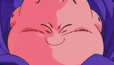 Pink Cartoon Character On Purple Background GIF