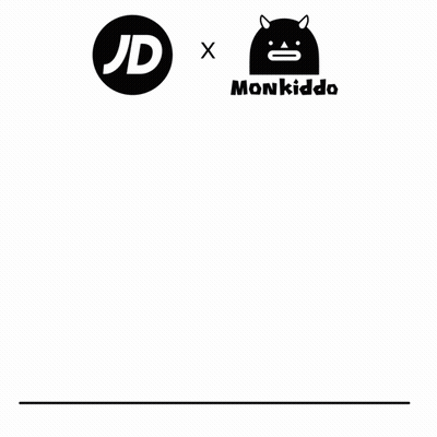 Pink Cartoon Character With Black Hat JD GIF