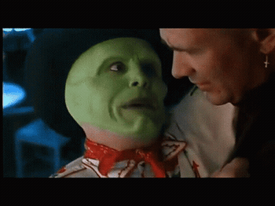 Pink Cartoon Heart Scared Face GIF