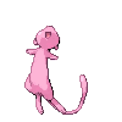 Pink Cat Hanging Upside Down Sticker