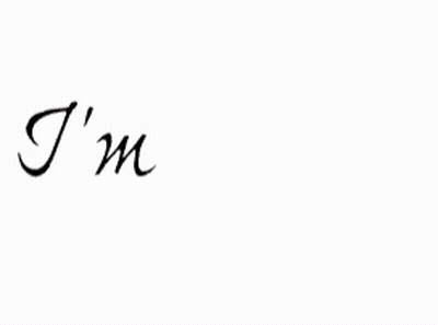 Pink Circle With I'm S GIF