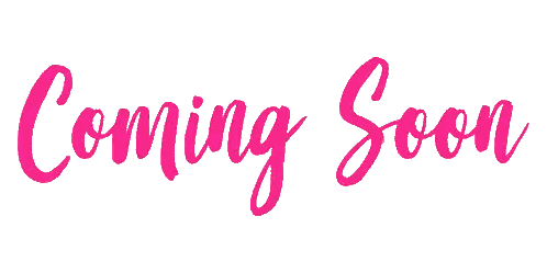 Pink Coming Soon Sign Sticker