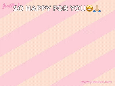 Pink Congratulations Card For Little Girl GIF