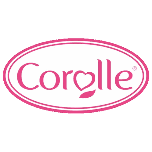 Pink Corelle Logo With Heart Sticker