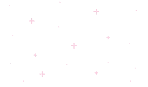 Pink Crosses And Dots Sticker