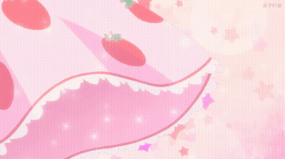 Pink Dress With Strawberries 27Kb GIF