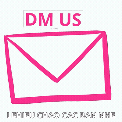 Pink Envelope Saying DM Us GIF