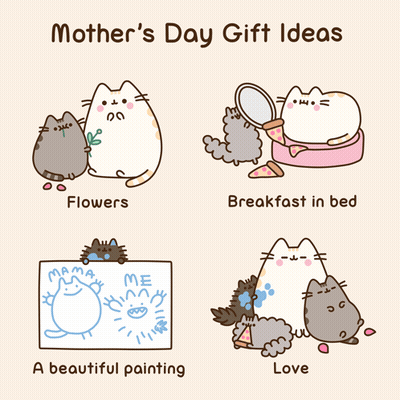 Pink Flower Vase Happy Mothers Day GIF