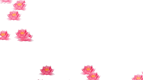 Pink Flowers Floating Sticker