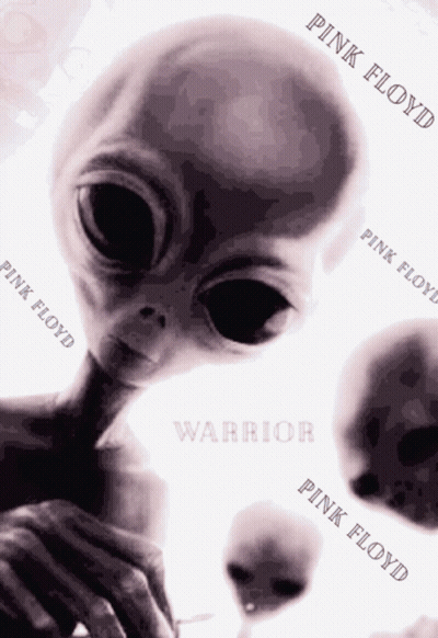 Pink Floyd Poster Alien Warrior GIF