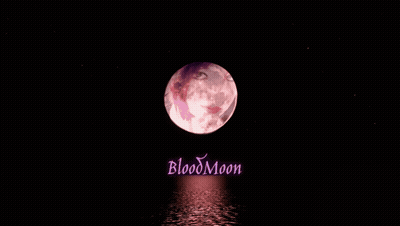 Pink Full Moon Blood Moon GIF