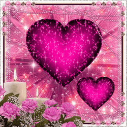 Pink Glow Love Heart GIF