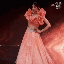 Pink Gown Fashion Week GIF