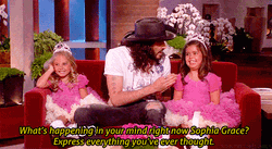 Pink Gown Kids Russell Brand English Comedian