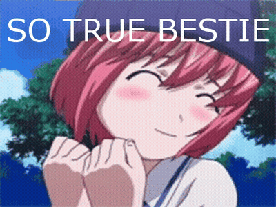 Pink Hair Girl So True Bestie GIF