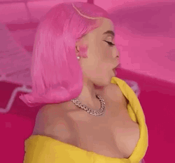Pink Hair Ice Spice GIF