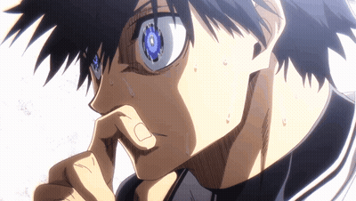 Pink Hair Man Talking To Suit Man At Obet Sign GIF