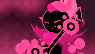 Pink Haired Anime Girl New Message In Critical Corruption GIF