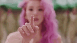Pink-haired Chaeyoung In Alcohol Free Mv