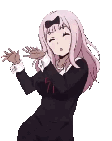 Pink Haired Girl Dancing Sticker