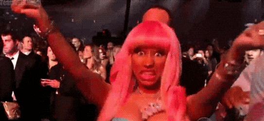 Pink Haired Little Nicky Minaj GIF