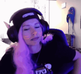 Pink Haired Woman Pray GIF
