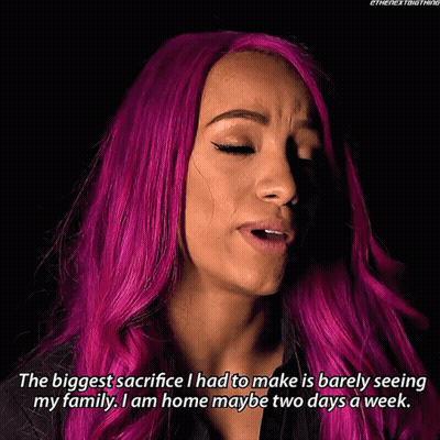 Pink Haired Woman Saying Sacrifice GIF